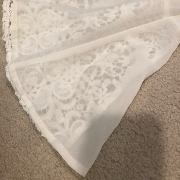 Crochet Mini Dress With Lace Detailing - Picture 2 of 3